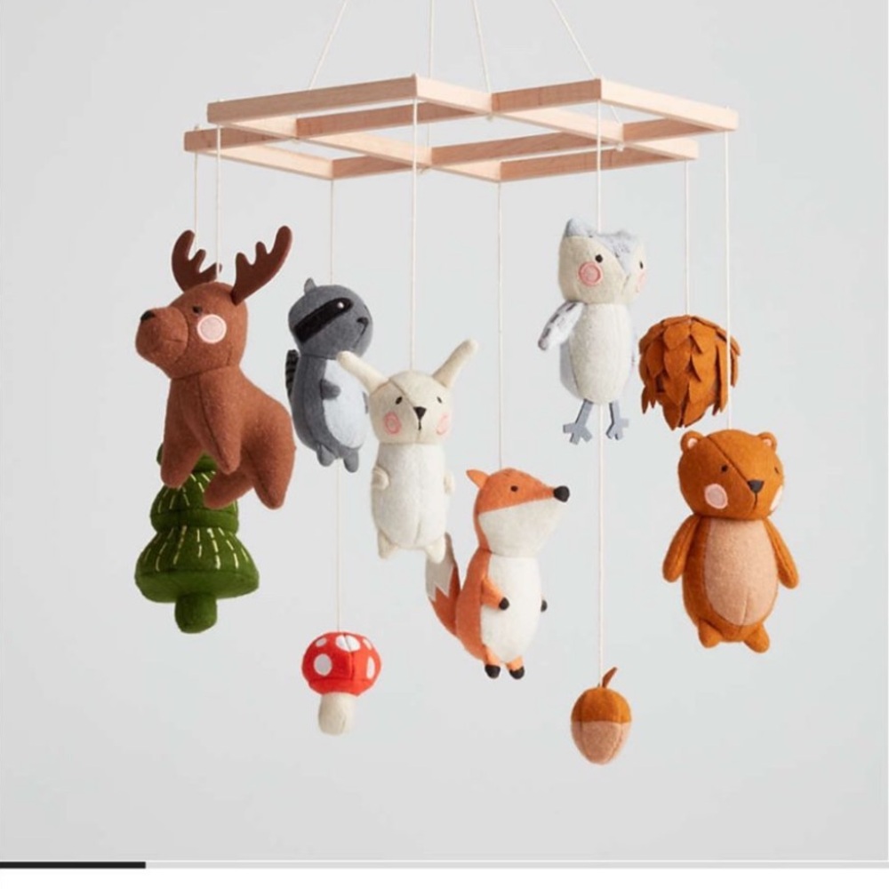 Woodland Animal Baby Nursery Mobile